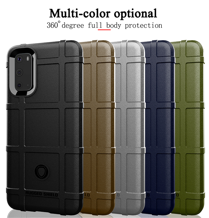 สําหรับ Samsung Galaxy S20 S20 FE S20 Plus S20 Ultra Hybrid กันกระแทกโล่เกราะนุ่มป้องกันเคสโทรศัพท์ฝาครอบ ราคา ถูกที่สุด ดีลบีเคเค แกลเลอรีภาพที่ 2