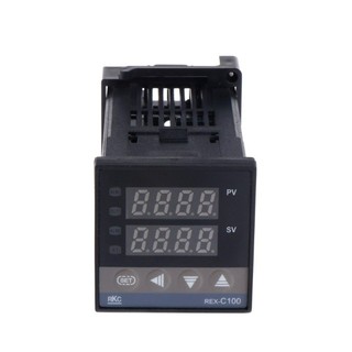 ถูกสุด! PID เครื่องควบคุมอุณหภูมิ REX-C 100 ( M ) 0 to 400 ° C K Type Relay Output