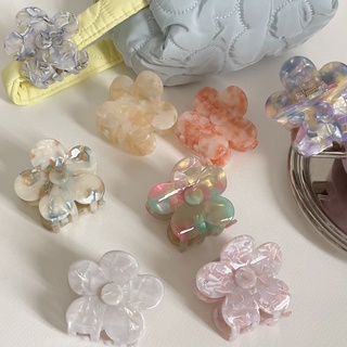 Hadesories Marble Flower Claw Hair Clip  กิ๊บติดผมขนาดกลางรูปดอกไม้