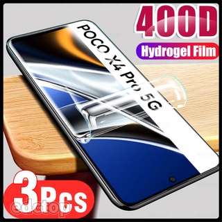 3pcs Soft Hydrogel Film For Xiaomi Poco X4 Pro 5G Screen Protective Film Poko Pocophone Little X4Pro X 4 Pro x4NFC