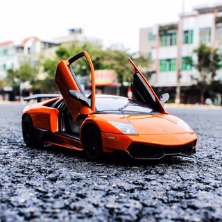 โมเดลรถยนต์ RASTAR LP670-4 SV SUPERVELOCE CHINA LIMITED EDITION 2011  สัดส่วน 1:24 ประตู