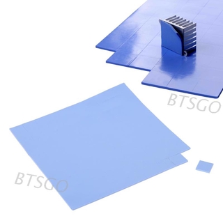 BTSG* 100 Pcs 100x100x1mm GPU CPU Thermal Pad Silicone Heatsink Cooler Conductive Pads