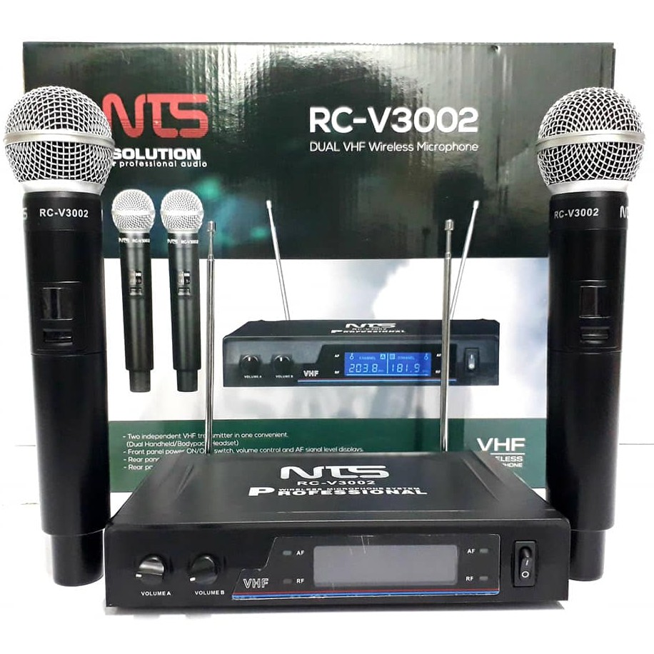 MICROPHONE ไมค์ลอยถือ NTS รุ่น : RC - V 3002