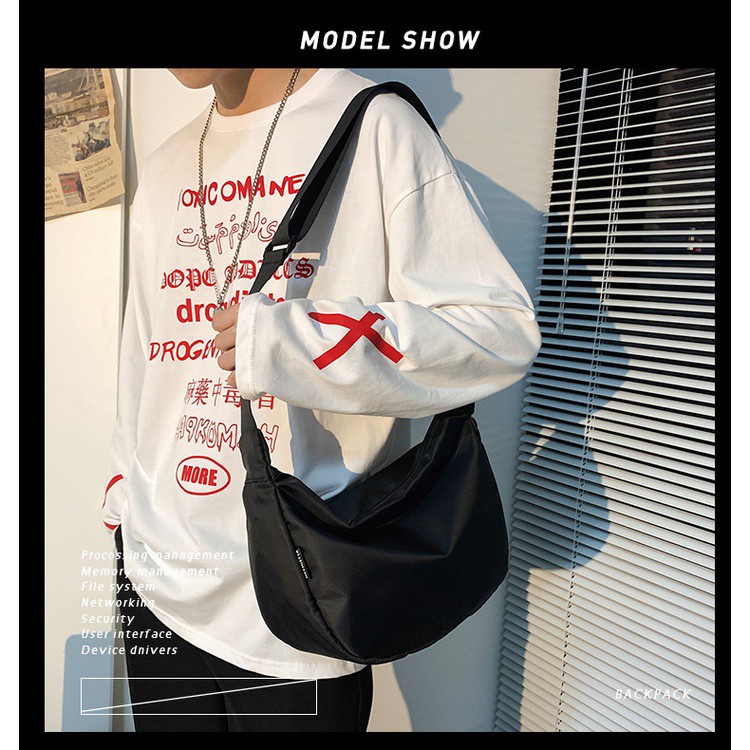 Bag Fashion Bag Men's Crossbody Bag Waterproof Men's Crossbody Bag