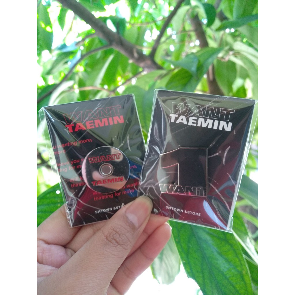 SUM Taemin WANT Pin Badge