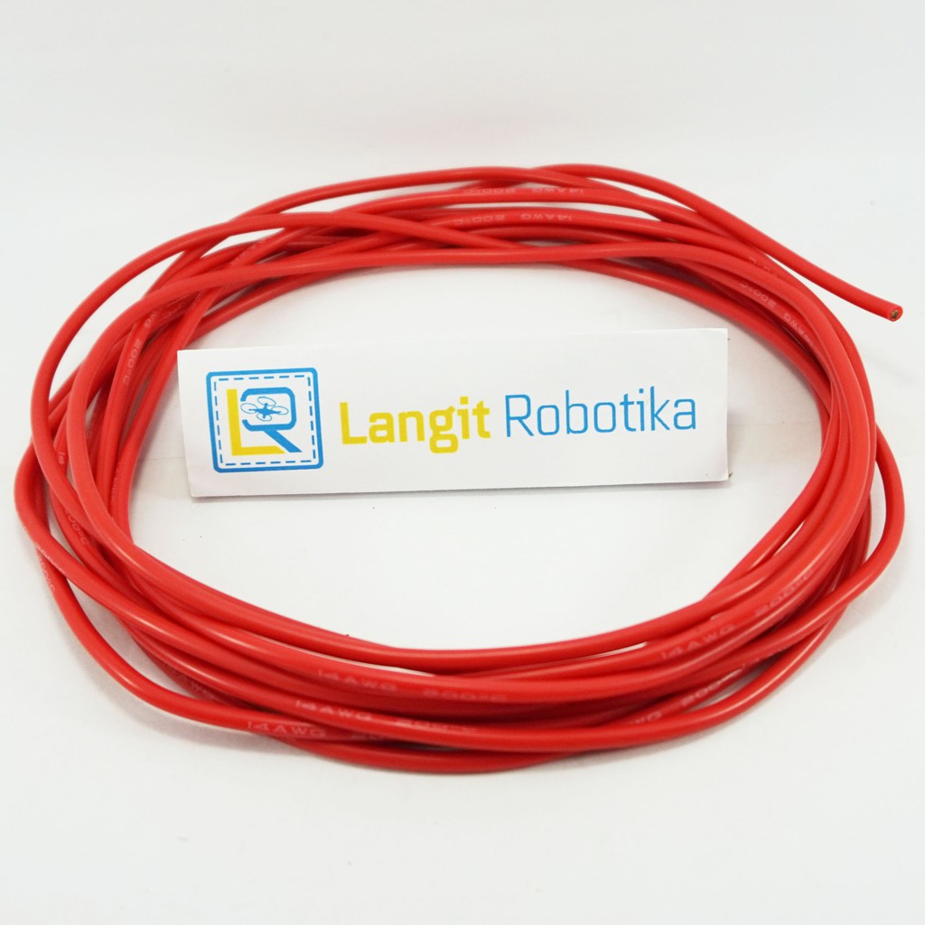 MERAH AWG 14 สายซิลิโคน AWG14 สายซิลิโคน RED RED RC Plane