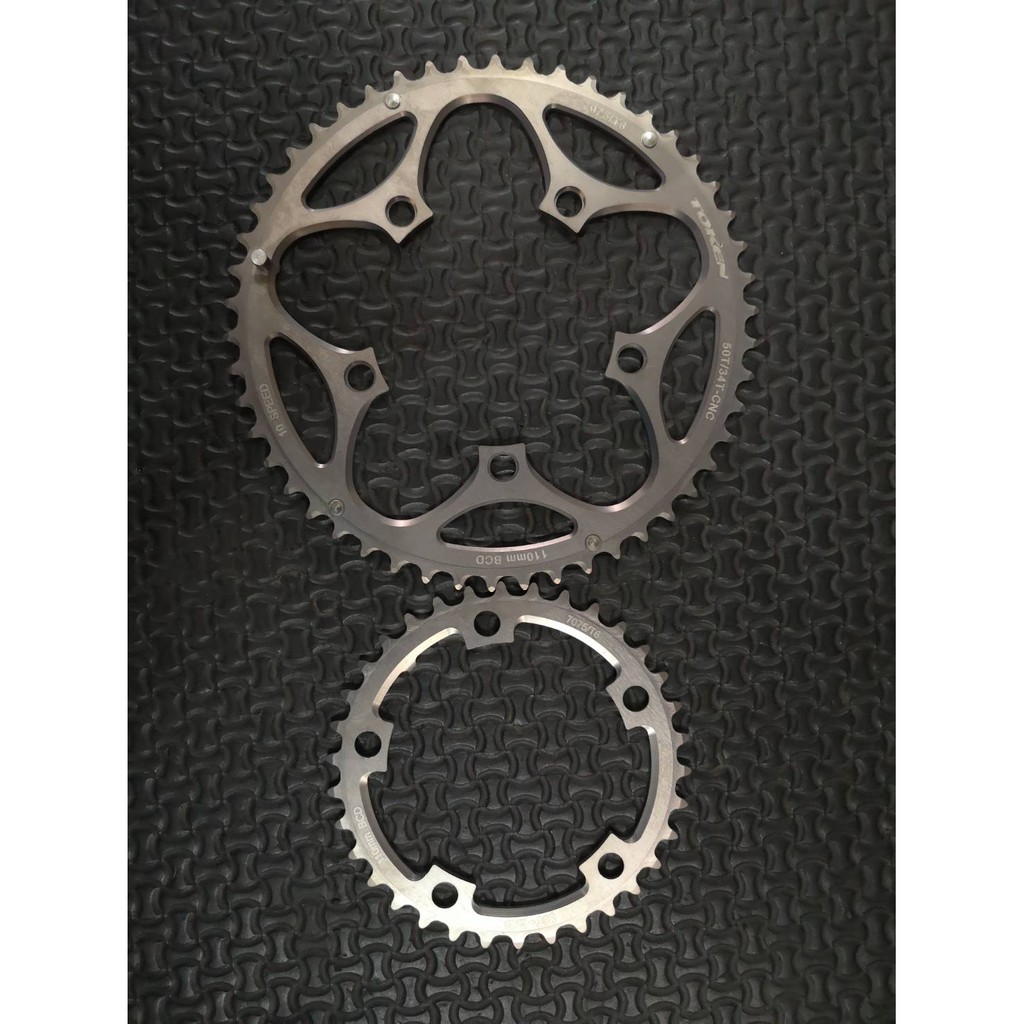 ใบจาน Token Shuriken 50/34 CNC 110BCD 10SP รุ่น XR03T