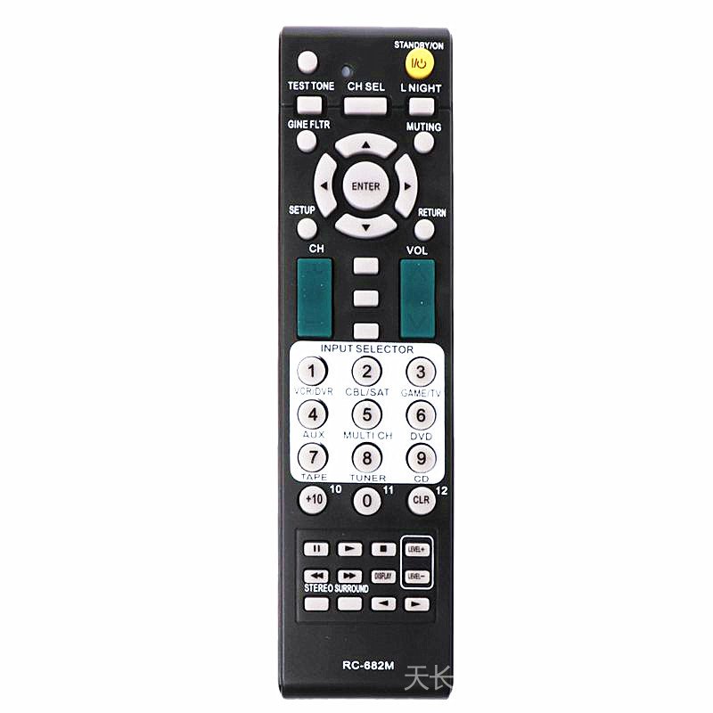 RC-682M สําหรับ Onkyo Power Amplifier AV Receiver Controller สําหรับ RC-681M RC-606S RC-607M SR603/5