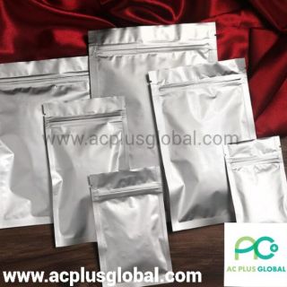 ถุงซิปล็อค ถุงฟอยด์ทึบ ตั้งไม่ได้ [50ใบ]-acplusglobal