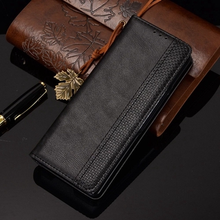 Casing Samsung Galaxy Z Fold 2 5G Vintage Flip Cover Galaxy Z Fold2 5G SM-F916B Magnetic Wallet Case PU Leather Cases Card Holder