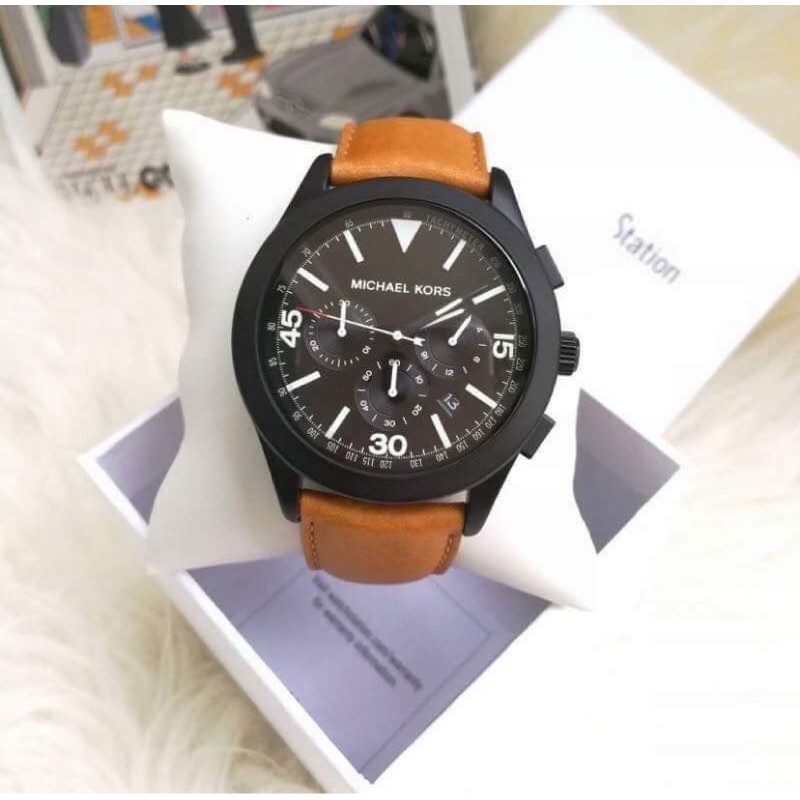 นาฬิกา michael kors แท้ ใหม่กริ๊บ สายหนัง