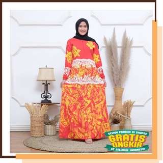 ใหม่ล่าสุด Anggun สวยและน่าทึ่ง สวยงาม / ใหม่ล่าสุด ORI TWILL GAMIS TIE DYE PEKALONGAN GAMIS รหัสนามธรรม 003 - BATIK IFA