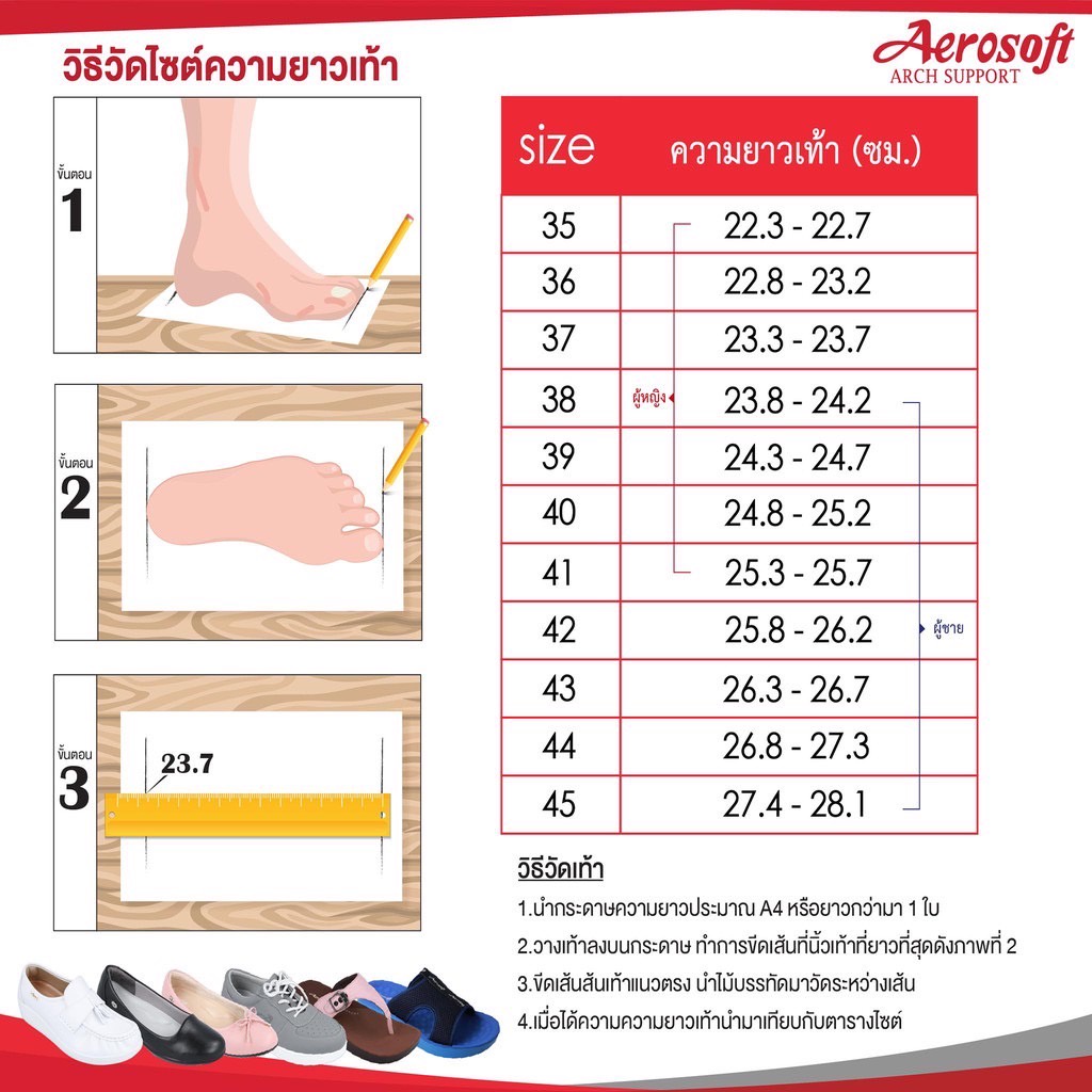 3คู่ราคาส่ง🌟 Aerosoft รองเท้าแตะชายสองตอน รุ่น4141 / 4142 หนังPU Footniks รุ่น33-0502  คุณภาพดีไซส์39-46