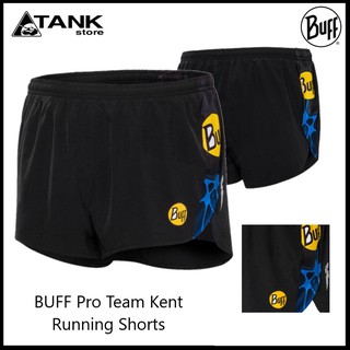 BUFF Pro Team Kent Black Running Shorts กางเกงวิ่ง เหมาะสำหรับผู้ชาย ลิขสิทธิ์แท้