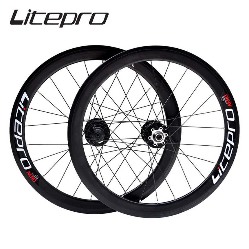 Litepro S42 ดิสก์เบรกจักรยาน 20 นิ้ว AERO 406/451 V 11 ความเร็ว 4 ล้อแบริ่งซีล
