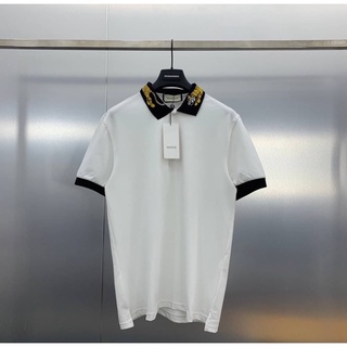 [มาแล้ว] เสื้อโปโลลําลอง แขนสั้น พิมพ์ลาย Polo Gucci Shirts สําหรับทุกเพศ