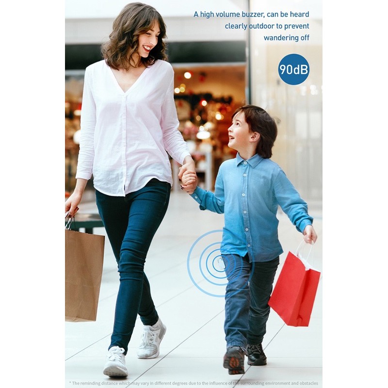 Baseus T2 Smart Tracker Anti Lostบลูทูธสมาร์ทFinderสำหรับเด็กKeyโทรศัพท์เด็กAnti - รูปที่ 5