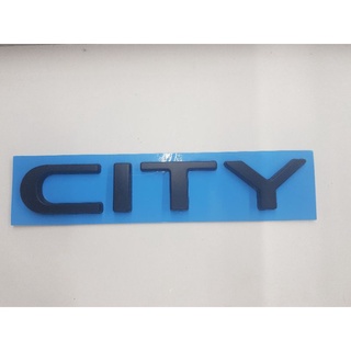 Logo city ตัวแยก งานพลาสติก เงิน/ดำ