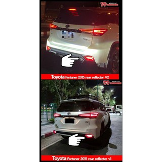 ไฟทับทิมท้าย Fortuner Legender  2015 2017 2019 2020 2022 2023 ใส่ได้ทุกโฉม มี 2 ลาย