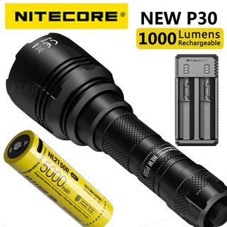 ไฟฉาย Nitecore New P30 แบต 21700 (มาพร้อมแบต 21700/5000mah usb)