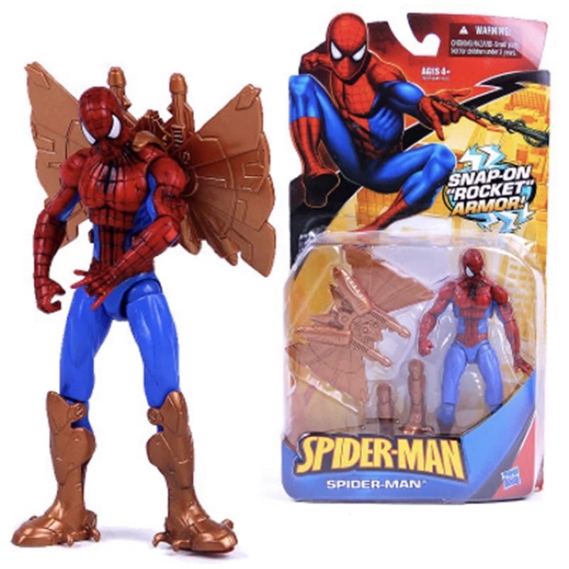 HASBRO MARVEL ETC : SPIDER-MAN Snap-on Rocket Armor รุ่น 6 นิ้ว สินค้าจาก HASBRO ของแท้ ของเล่น ของส