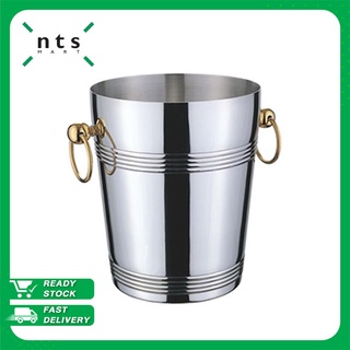 NTS Wine Bucket ถังแช่ไวน์ ถังน้ำแข็ง ถังและคูลเลอร์สำหรับใส่ขวดไวน์ สแตนเลส รุ่น WIB-HG2