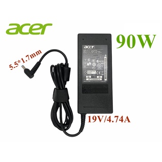 Acer Adapter ของแท้ 19V/4.74A 90W หัวขนาด 5.5*1.7mm สายชาร์จ เอเซอร์