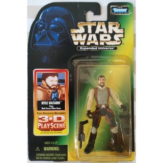 Star Wars Expanded Universe Kyle Katarn Action Figure 3D Play scene 3.75"