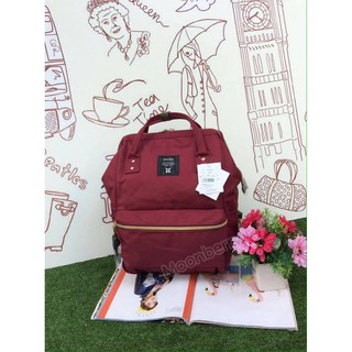 ANELLO POLYESTER CANVAS รุ่น classic สี Wine ของแท้