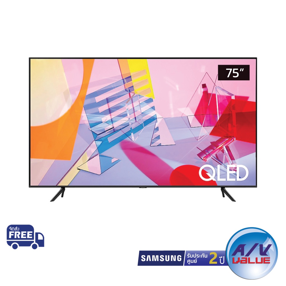 SAMSUNG TV รุ่น 75Q60T ขนาด 75" Q60T QLED Smart 4K TV (2020) QA75Q60TAKXXT Q60