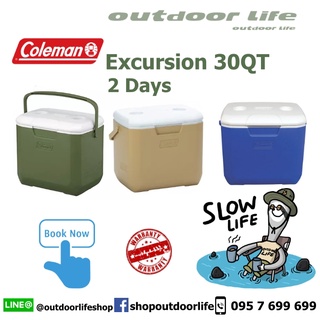 COLEMAN Excursion 30 QT Cooler Japan กระติกน้ำแข็ง เก็บเย็นได้2 วัน