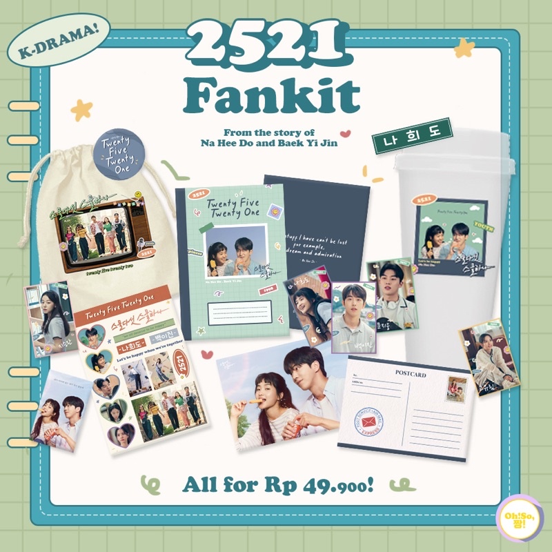 TWENTY FIVE TWENTY ONE 2521 FANKIT แพคเกจที่สมบูรณ์ KDRAMA KOREAN DRAMA DOROR KOREAN DRAMA NAM JOHYU