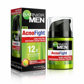 GARNIER MEN การ์นิเย่ เมน แอคโนไฟท์ แอคเน่ ไฟท์ติ้ง ไวท์เทนนิ่ง เซรั่ม 40 มล.