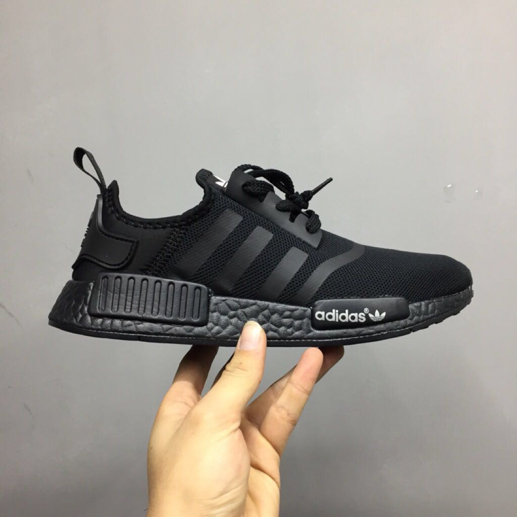 shoes black sports R1 casual couple running all NMD Adidas