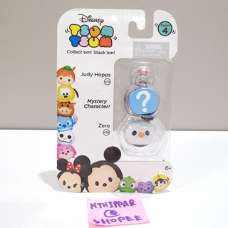 ++ ขาย Tsum Tsum Disney Series 4 แบบแพ็ค 3 ตัว 3 ไซส์ S M L ของแท้ ของใหม่ ไม่แกะ พร้อมส่ง Judie Hopp Zero +++ Zootopia