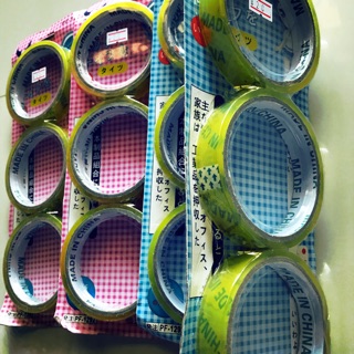เทปใส 3ม้วนกลาง ราคา 15. บาท