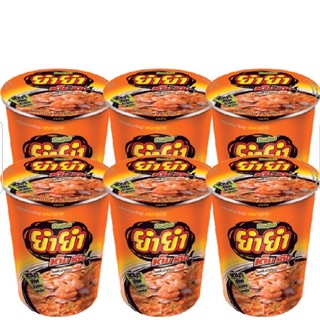 ยำยำ คัพ บะหมี่กึ่งสำเร็จรูป รสต้มยำกุ้งน้ำข้น 60 กรัม x 6 ถ้วย