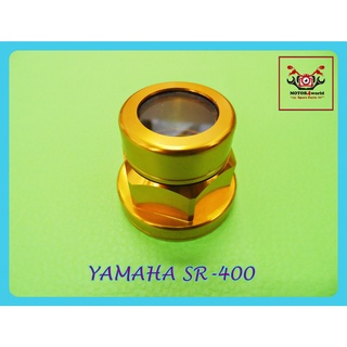 YAMAHA SR400 SR 400 TIMING CHAIN NUT "GOLD" (1 PC.) //  น๊อตปิดตั้งโซ่ราวลิ้น สีทอง (1 ตัว) สินค้าคุณภาพดี