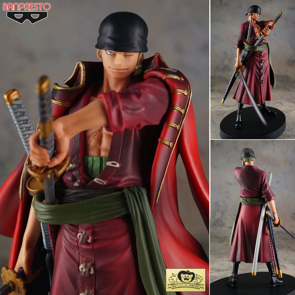 Model Figure งานแท้ Original แมวทอง Banpresto One Piece วันพีซ Roronoa Zoro โรโรโนเอ โซโร