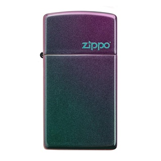 Zippo ไฟแช็กรุ่น 49267ZL  Slim Iridescent w/Logo  ของแท้ รับประกันตลอดชีวิต นำเข้าและจำหน่ายโดยตัวแทนจำหน่าย