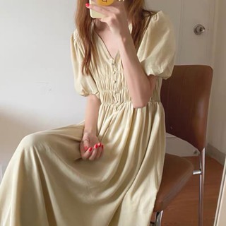 Used once! Vintage Dress in beige color