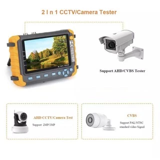 ใหม่อัพเกรด 5นิ้วTFT LCD HD 8MP TVI AHD CVI CVBSความปลอดภัยจอภาพIn Oneกล้องวงจรปิดTesterอินพุตHDMI VGA IV8W