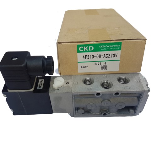 “CKD” SOLENOID VALVE TYPE 4F210-08-AC220V