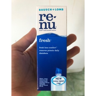 น้ำยาล้างคอนแทคเลนส์ renu fresh 60 ml