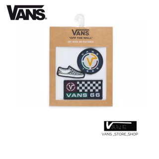 VANS PATCH PACK BLACK WHITE CHECK สินค้ามีประกันแท้