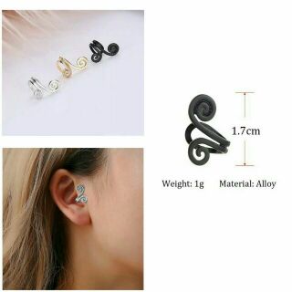 ear cuff ต่างหูหนีบ ต่างหูหนีบดูกหู/ติ่งหู แฟชั่นเกาหลี เก๋ๆค่ะ