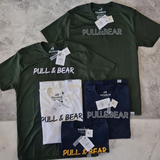 ผ้าฝ้าย 100%เสื้อยืด พรีเมี่ยม พิมพ์ลาย Pull &amp; BEARS-3XL