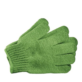 THE BODY SHOP EXFOLIATING BATH GLOVES GREEN เอกซ์โฟลิเอทติ้ง บาธ โกลฟ กรีน ของใช้ในห้องน้ำ เครื่องใช้ในห้องน้ำ บ้าน