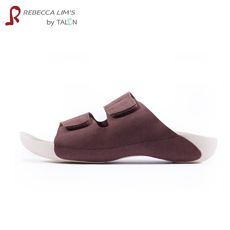 [ พร้อมส่ง] รุ่น Kuala Lumpur สีตาลเข้ม รองเท้าสุขภาพ Rebecca Lim's by Talon  ดูแลรองช้ำ เท้าแบน อุ้