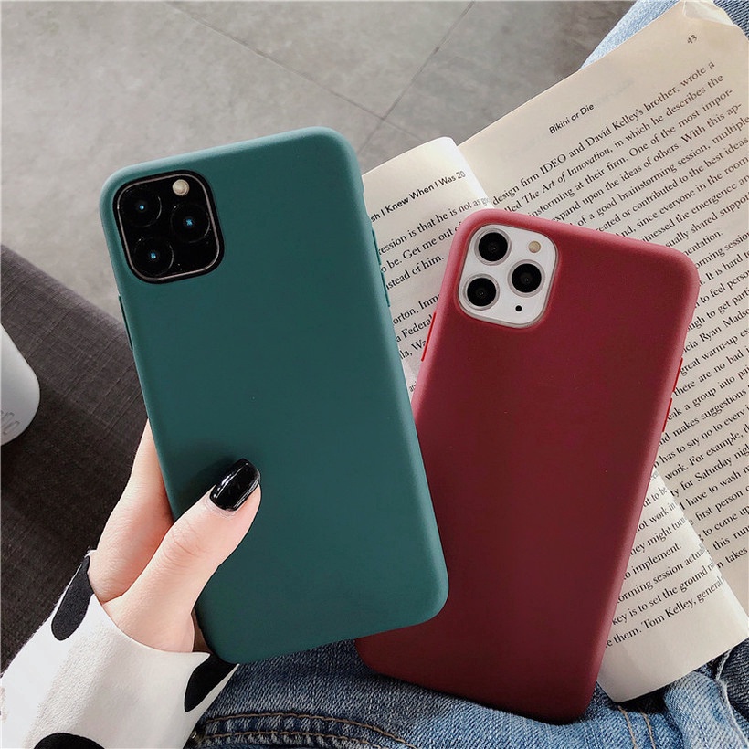 เคสโทรศัพท์ชนิดซิลิโคน Tpu แบบนิ่มบางพิเศษสีเขียวเข้มสีแคนดี้แบบบางพิเศษสีเขียวเข้มสําหรับ Realme5I 5 Xt Pro 3 Pro Realme5 Oppo A5S A7 A3S A1K F11 F9 Pro F7